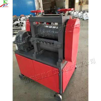 全自动弯曲钢筋调直机 废旧螺纹钢校直机 钢筋料头自动伸直机