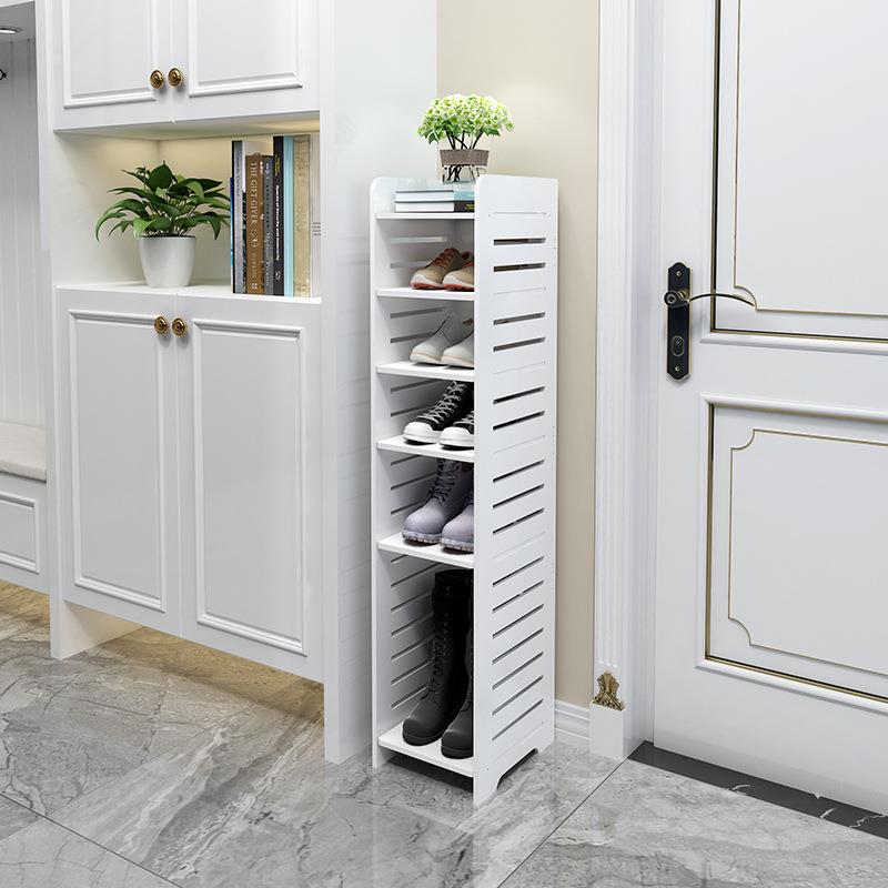 置物架自由调节简易门口家用小鞋架窄角落迷你省空间简约经济型