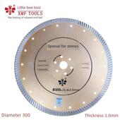 300mm波纹板石材花岗岩石英石钢混凝土12英寸干片小蜜蜂切割片