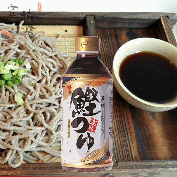 日本进口盛天鲣鱼海带酱油500ml荞麦面汁煮鲣鱼汁配米酱调味