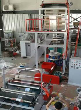 厂家生产sj-b65高速pe热收缩膜吹膜机矿泉水包收缩膜吹膜机