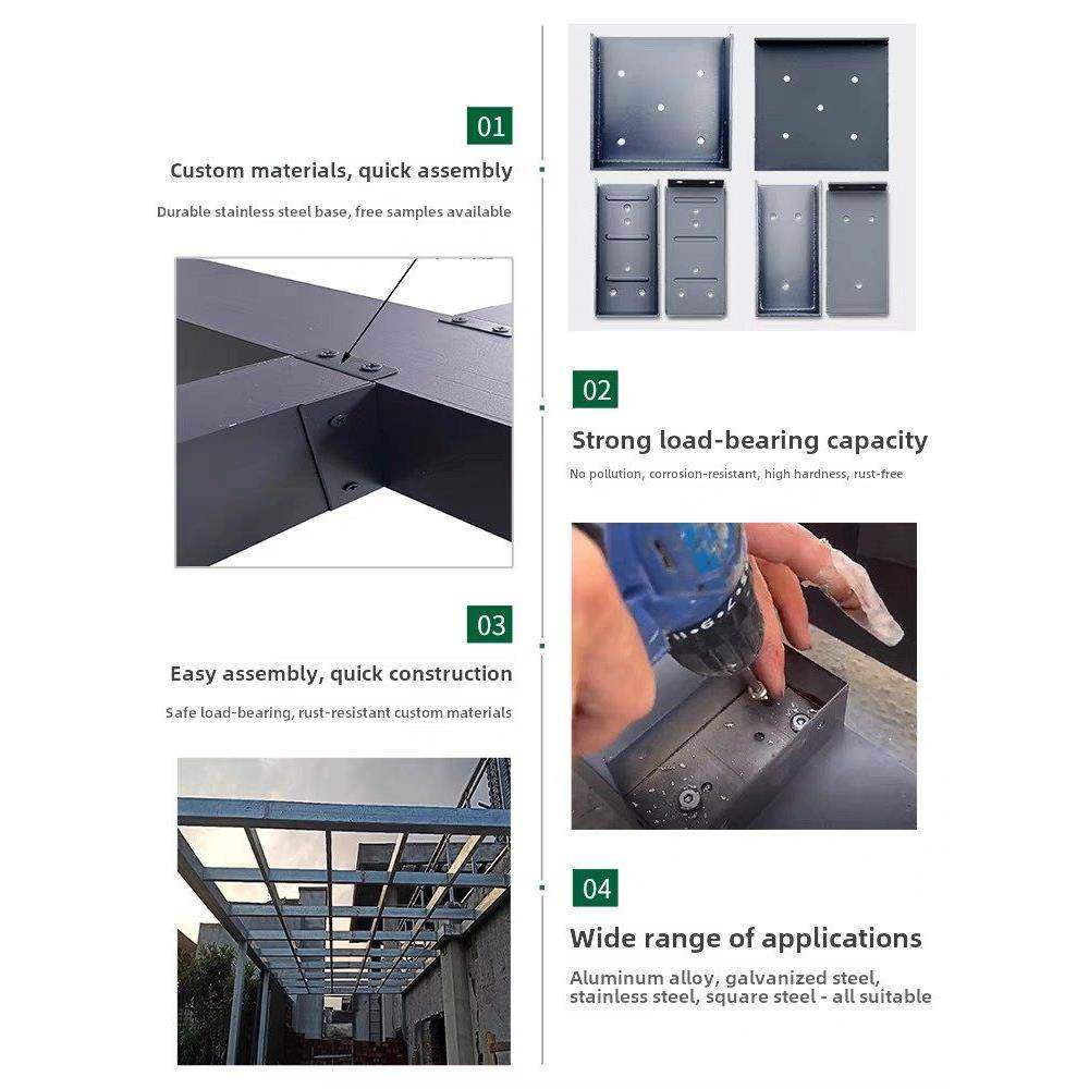 阳光房铝合金快装角码配件100方管固定件不锈钢铝合金快接件卡扣,五金/工具,组合件和连接副,淘宝优惠券,粉丝福利购,淘宝优惠卷