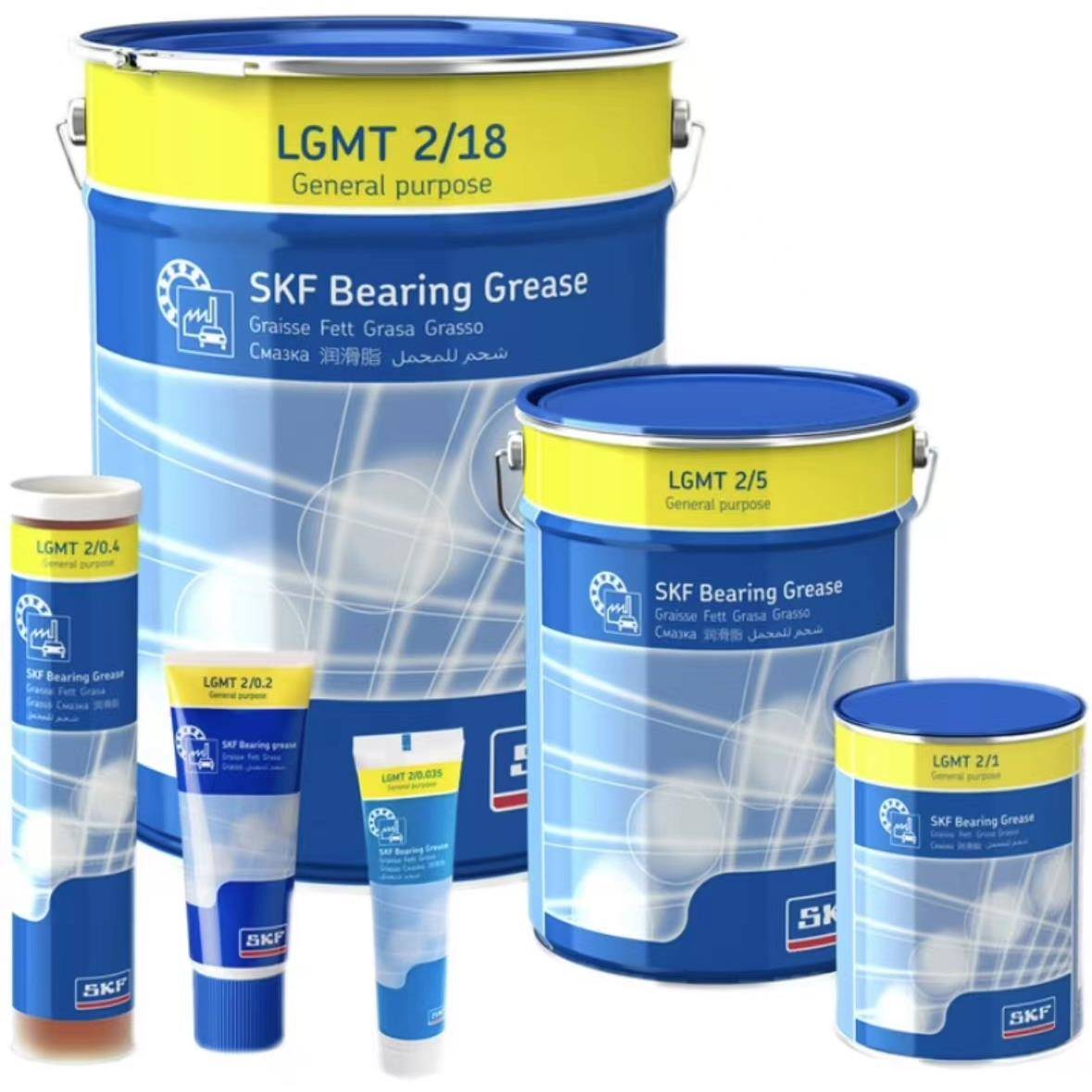 瑞典斯凯孚SKF润滑脂LGMT3/1润滑油锂基脂LGMT2/1/0.2/0.4/5/18KG