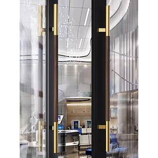 双开推拉实木门把手定制不锈钢玻璃门拉手办公室宴会厅包厢门把手