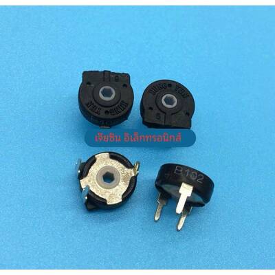 国产电位器3脚 精密可调电阻 PT10 1K B102 直径10MM 卧式 六角孔