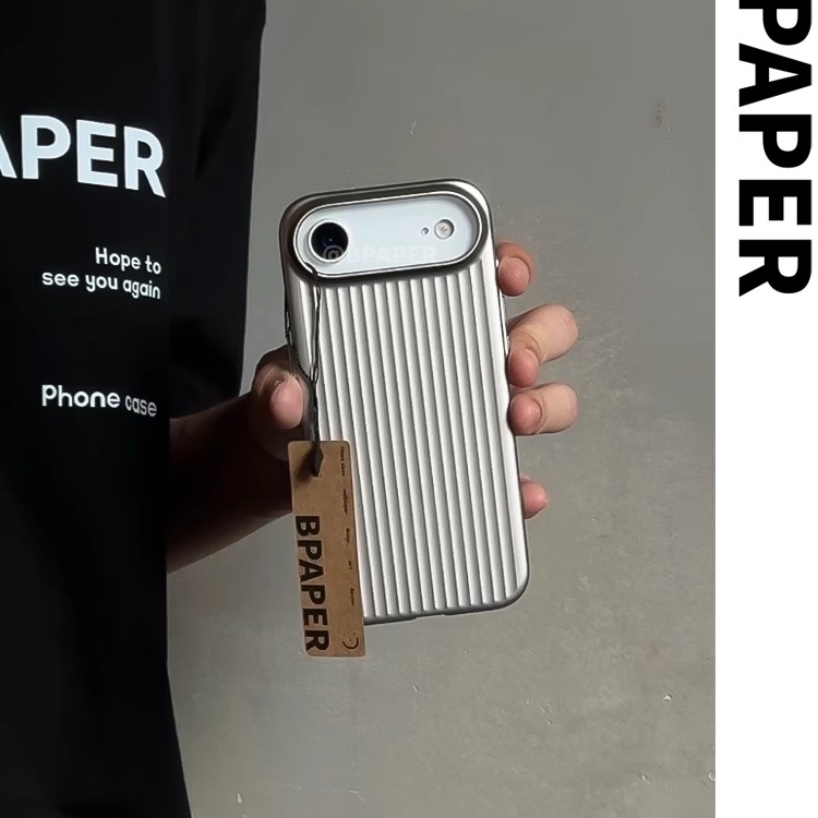 超薄磨砂强磁吸钛盾瓦楞适用苹果17promax手机壳iPhone16/15全包大孔14/13肤感防指纹耐脏亚克力金属按键男女