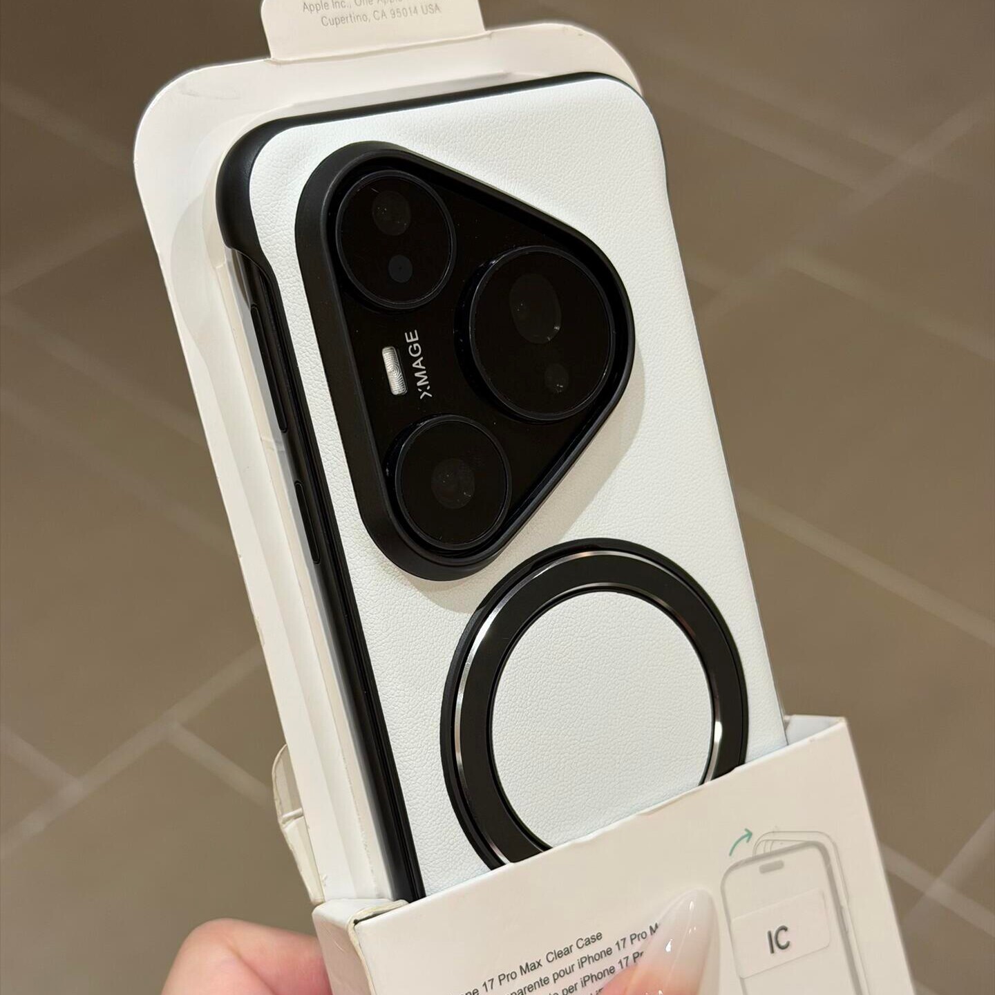 零框感支架无边框适用华为Pura80ultra手机壳超薄mate70/60pro+素皮小米17promax拼色15/14ultra男s25/24黑白