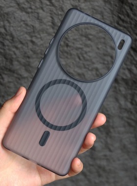 肤感瓦楞磁吸手机壳适用oppoFindX8s+pro磨砂透黑色findX7ultra行李箱纹X6不沾指纹1+13T防滑一加12男ACE2pro