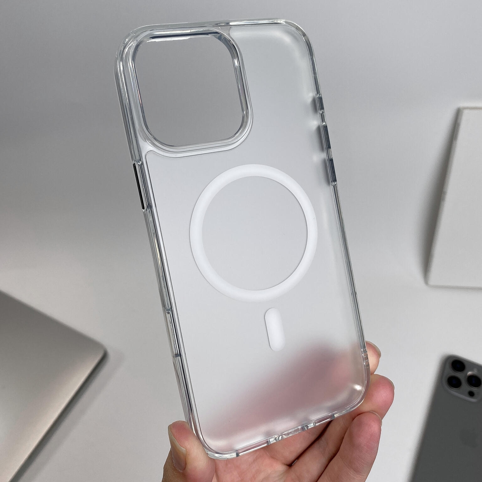 磨砂透明磁吸适用苹果17手机壳