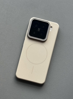 米白色磨砂柔润适用小米15spro手机壳岩沙14ultra超薄13防指纹红米k80钛灰色镜头mate60/70pro+男女nova14/13