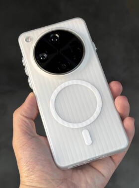 磨砂透白瓦楞磁吸X300适用oppofindx8s+手机壳x8ultra超薄x7/x6肤感reno14/13Pro一加13T男女1+ace5pro黑金属