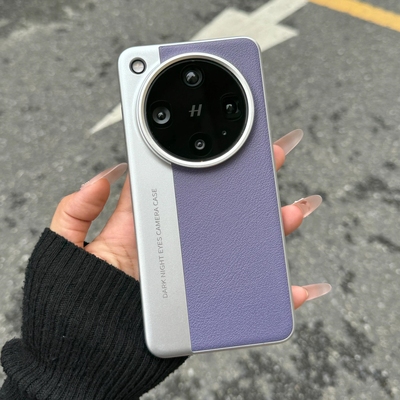 鸢尾紫手机壳适用oppofindx8s+