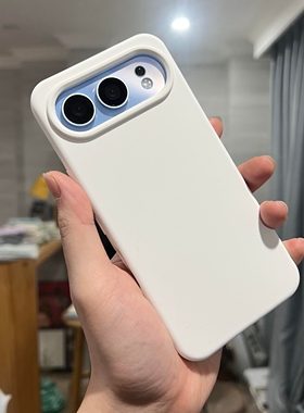 高级纯白色液态硅胶适用荣耀500pro手机壳400肤感magic8华为mate80promax软糯mate70air真我GT8pro男1+ace6T