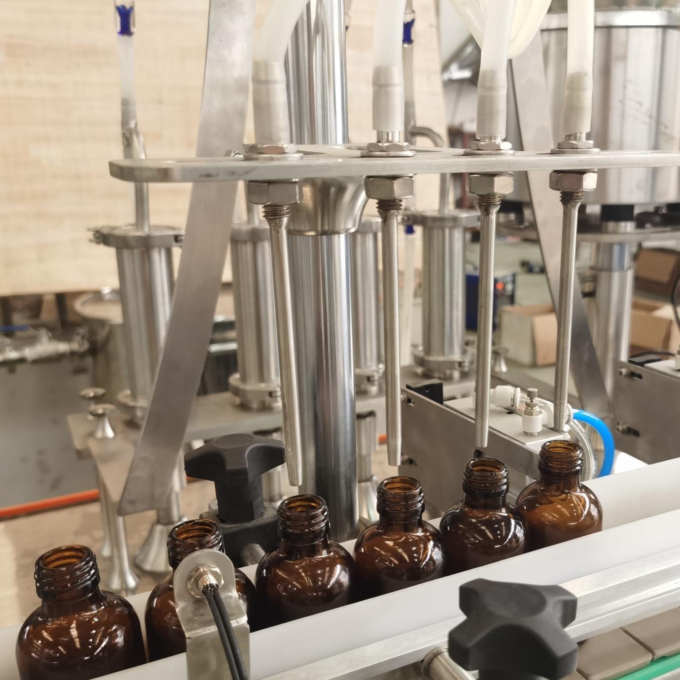 小玻璃瓶灌铝装盖口机 全自动口服液30mGFKGF-Zl50ml玻璃瓶灌 装