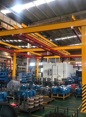 kbk柔性吊车间小KWY型组轨道柔式性起重机流水线合 KBK起重机