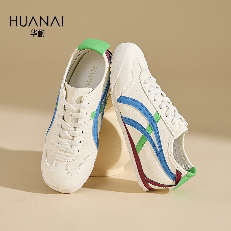华耐2025春季新款女款复古德训鞋软底运动鞋百搭休闲平底板鞋轻便,女鞋,德训鞋,淘宝优惠券,粉丝福利购,淘宝优惠卷