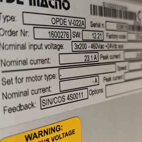 议价TDE MACNO OPDE V-022A 驱动器可维修