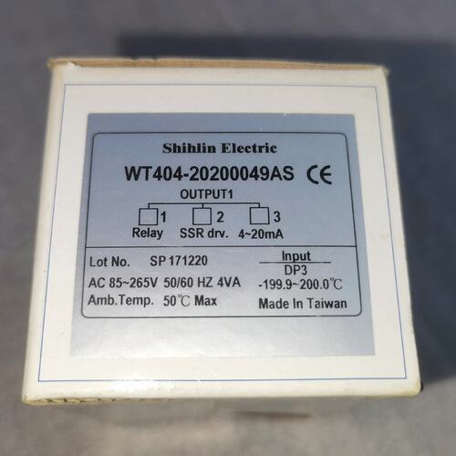 议价 现货士林电机 WT404-20200049AS 温控表可维修