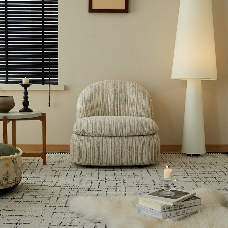 安隅集物莫奈花园墩墩沙发椅原创设计奶油风小户型客厅卧室阳台,住宅家具,家用单人沙发,淘宝优惠券,粉丝福利购,淘宝优惠卷