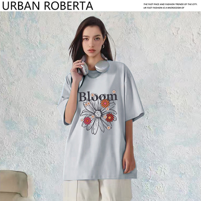 URBAN ROBERTA官方正品2026潮流新款美式街头男女同款短袖T恤DBY