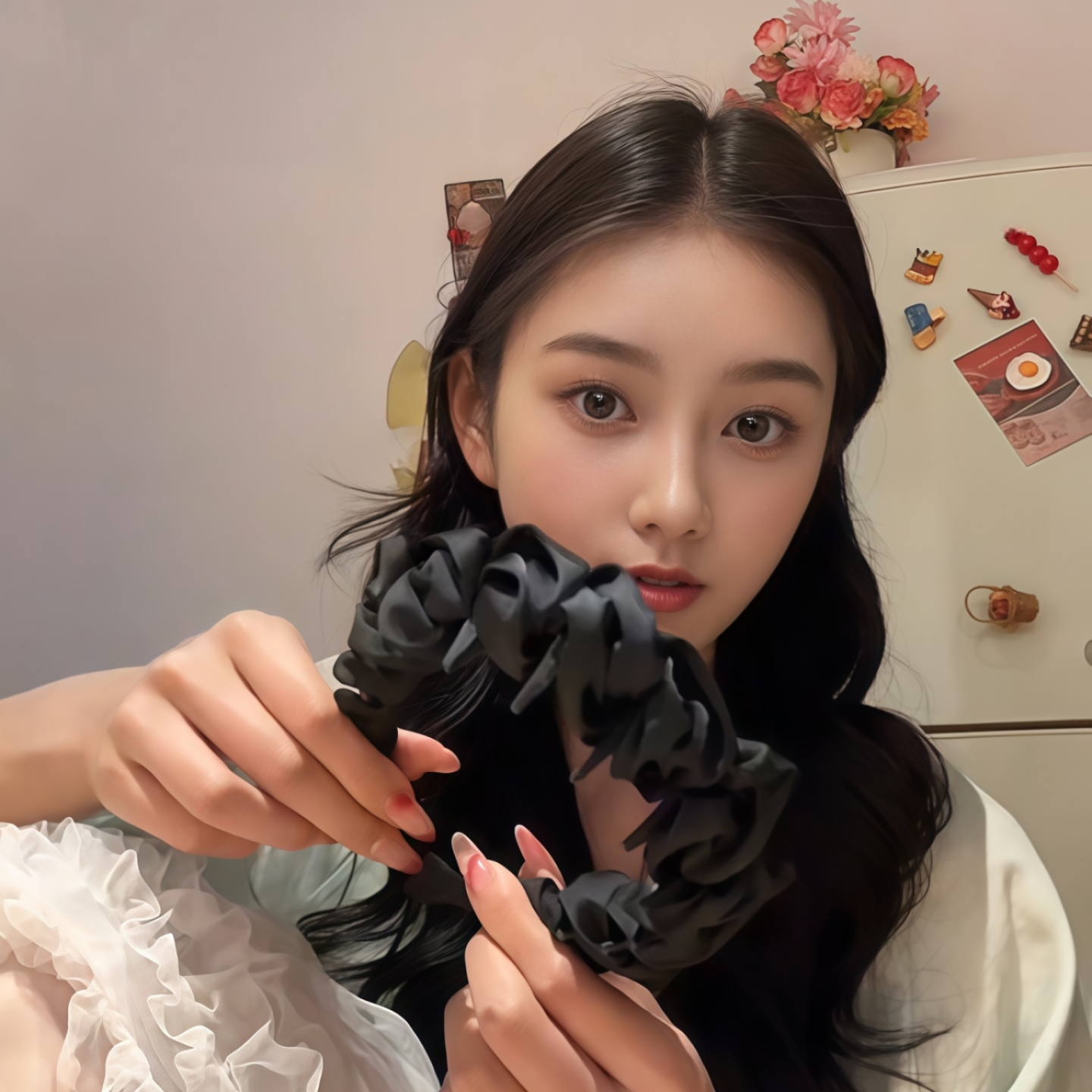 显脸小猪大肠褶皱高颅顶发箍