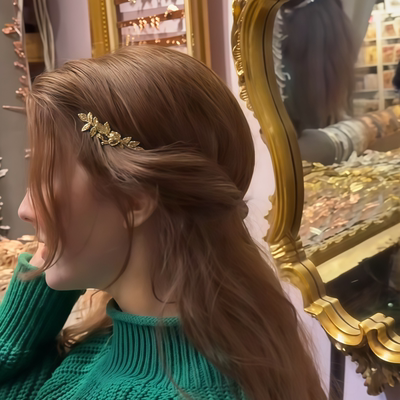 巴洛克风金色后戴式发箍女2025新款复古高级感希腊女神头箍发饰品