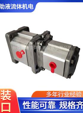 马祖奇双联特殊油泵ALPA2-D-13-P507+ALPP1-D-7-P507切纸机齿轮泵