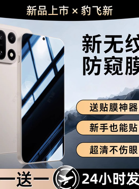 豹飞新适用一加15防窥手机膜一加ace6T钢化水凝膜新款1+13T全屏ace3V2pro防偷窥10/9/8pro防爆ace5至尊竞速贴