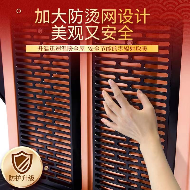 加厚回风炉烧柴煤炭农村柴火炉室内取暖炉家用无烟烤火炉气化两用