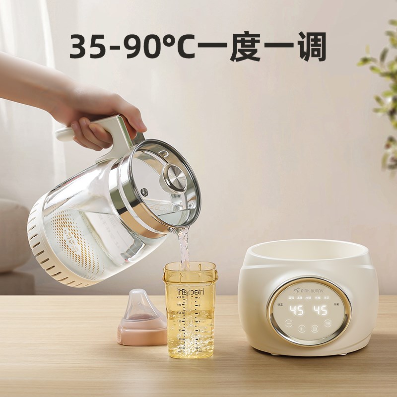 班尼兔全玻璃恒温壶家用智能恒温电热水壶烧水壶保温婴儿调乳器