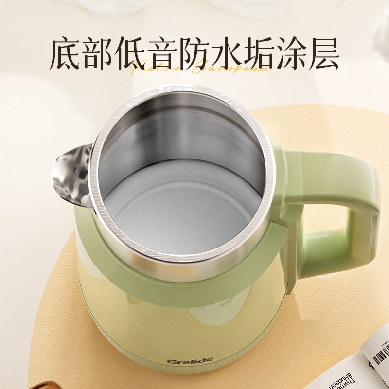 格来德电热水壶家用316L不锈钢一体烧水壶自动断电大容量D3020