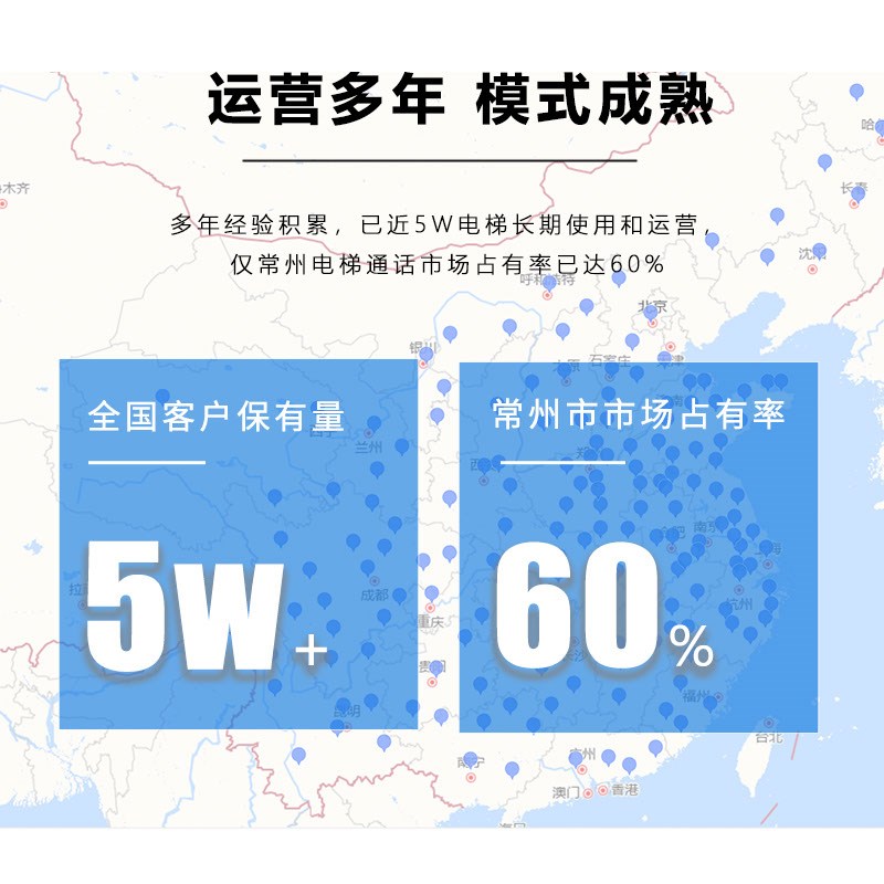 电梯无线对讲系统升级两方三方五方通话一键呼叫手机插卡兼容别墅