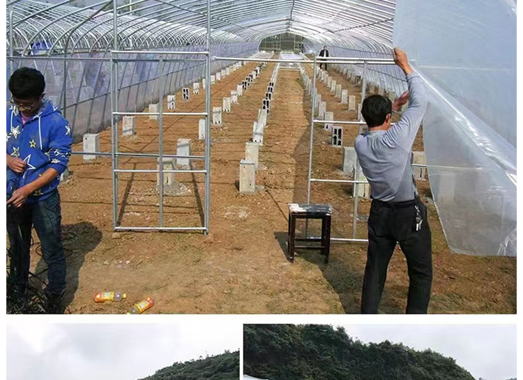 新品大棚钢管骨架定制大棚农业钢架热镀锌种植棚温室养殖全套蔬菜