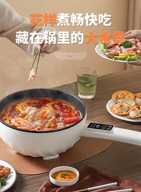 韩国进口电炒锅多功能家用一体电火锅电热锅大容量电煮锅礼品