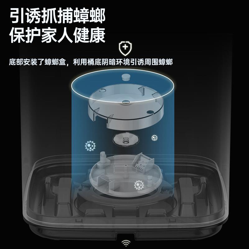 厨房垃圾桶家用双层大号容量免弯腰卫生专用分类桶不锈钢带盖子高