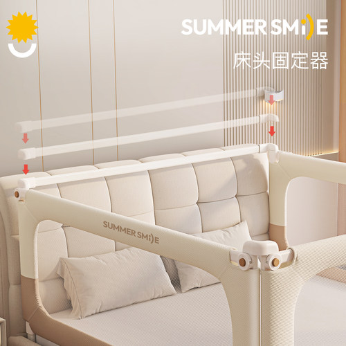 【配件】床护栏拼接加固配件连接床头杆适合安装两面护栏以上