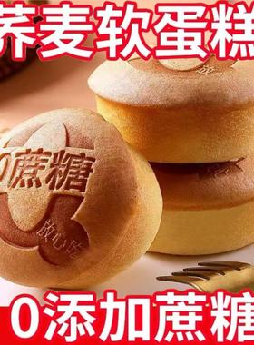 糖尿病人专用零食品三高血糖无糖荞麦蛋糕老人孕妇糖友食养旗舰店