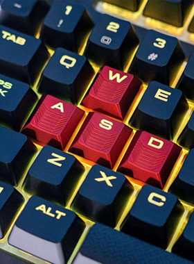 透光螺纹Cherry樱桃机械键盘键帽 6.0/9.0/8.0 方向WASD游戏键帽