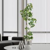 鸭脚木仿真假绿植家居室内落地装 饰造景摆件客厅大型仿生植物盆景