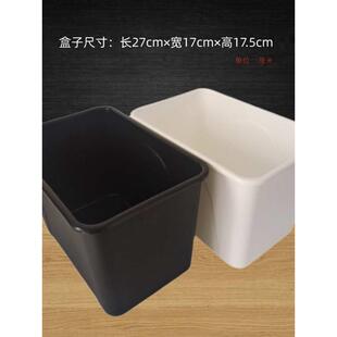 佛鳄龟发色盒子黑色盒子全黑全白爬宠饲养盒小型专用缸乌龟专用箱