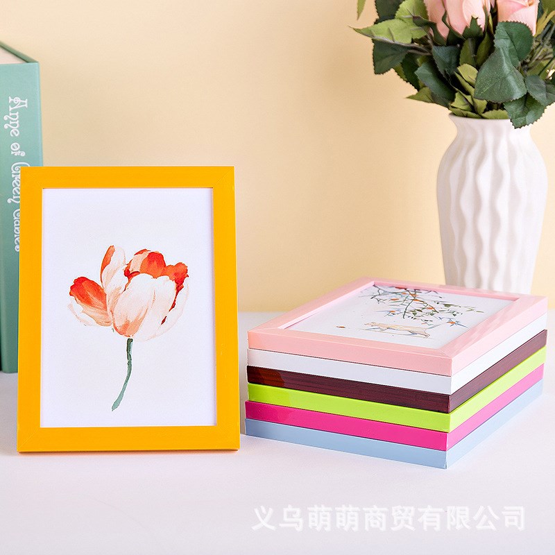 厂家直销7寸塑料a3相框pb27供应PVC6寸10寸12寸A4寸创意摆台