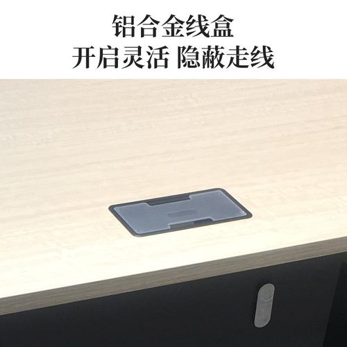 简约现代员工桌单人位电脑办公桌 简易拆装职员财务桌子源头厂家