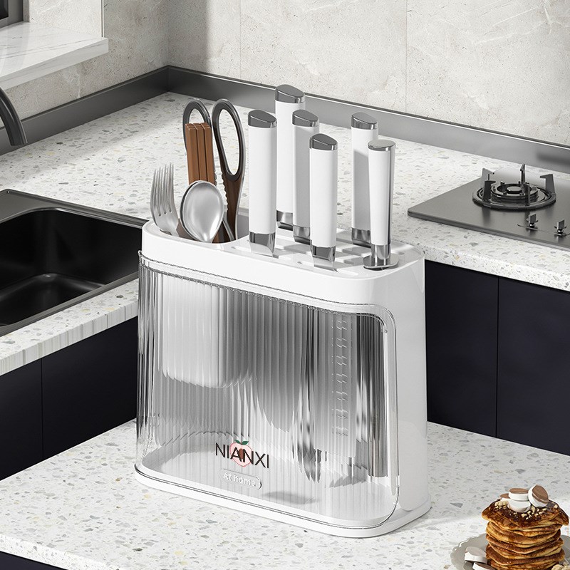1件代发厨房刀架置物架筷子架工具菜板台面架多功能砧板架家用