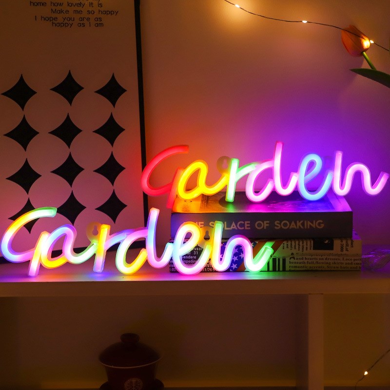 L花园霓虹灯造灯小夜灯创意饰灯直供