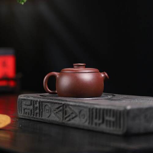 源头工厂兴紫砂壶茶具原矿紫用泥手工紫砂砂壶家茶具铜宜钱481紫