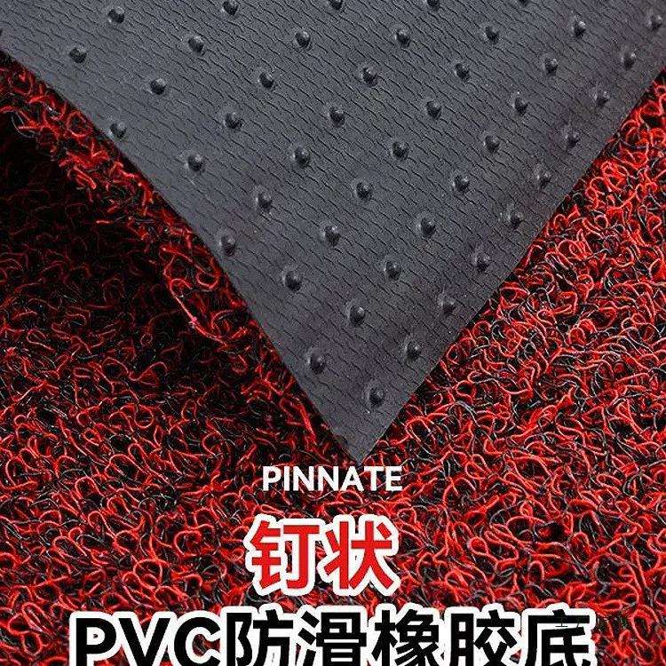 丝地垫F5M6M7T6塑料vc防滑室外门口门进迎宾圈红地毯脚垫可p裁剪