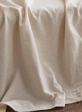 色床织爽肤棉麻丨日爽系单150085质感素色床单干床笠单件被套品枕