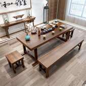 新中全式 实茶桌家用客厅接待泡茶sz2019.1桌组合办公室禅意洽谈茶