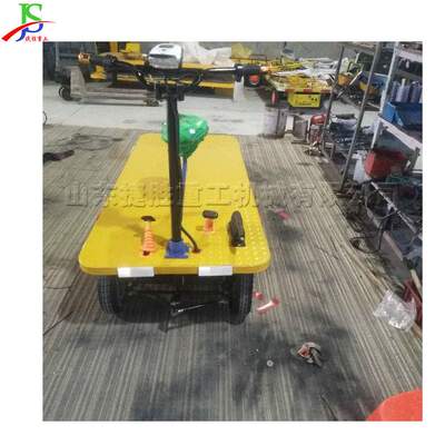 电动平板运输车 座驾式社区电动搬运车 城乡铁路建设平板车