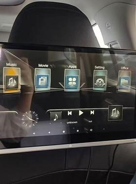 跨境116.寸载WU-118后排显车示屏器头枕外挂通用IPS安卓系统HDIN